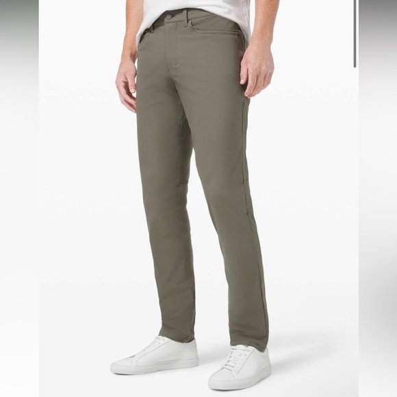 Lululemon ABC Pant Classic Warpstreme *34" in Grey Sage Men’s Size 32 - Picture 1 of 8